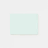 Frühjahrsminze, solide Farbe Post-it Klebezettel (Vorderseite)