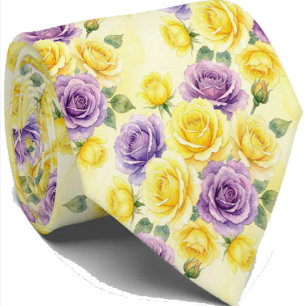 Frühjahrsmode   Blumenkrawatte für Hochzeiten und  Krawatte