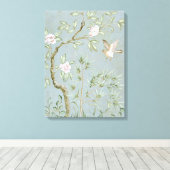 Frühjahrsmural-ii-blau-julia-purinton Leinwanddruck (Insitu (Holzboden))