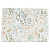 Frühjahrsmuster 01 - Große Geschenktasche Geschenktüte (Rückseite)