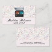 Frühjahrsmuster der Blume | Makeup-Kit Visitenkarte (Vorne/Hinten)