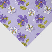 Frühjahrsmuster im Lila Muster Seidenpapier (Ausschnitt)