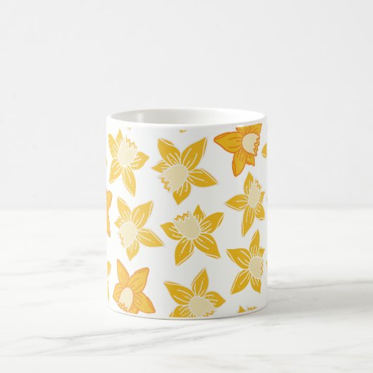 Frühjahrsmuster Kaffeetasse (Mittel)