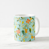 Frühjahrsmuster Kaffeetasse (VorderseiteRechts)