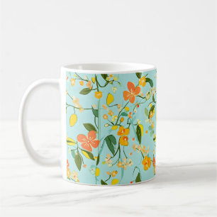 Frühjahrsmuster Kaffeetasse