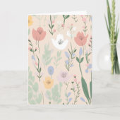 Frühjahrsmuster Karte (Vorderseite)