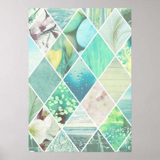 Frühjahrsmuster Poster (Vorne)