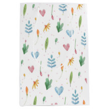 Frühjahrsmuster romantische Aquarell Natur inspiri