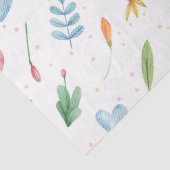 Frühjahrsmuster romantische Aquarell Natur inspiri Seidenpapier (Detail)