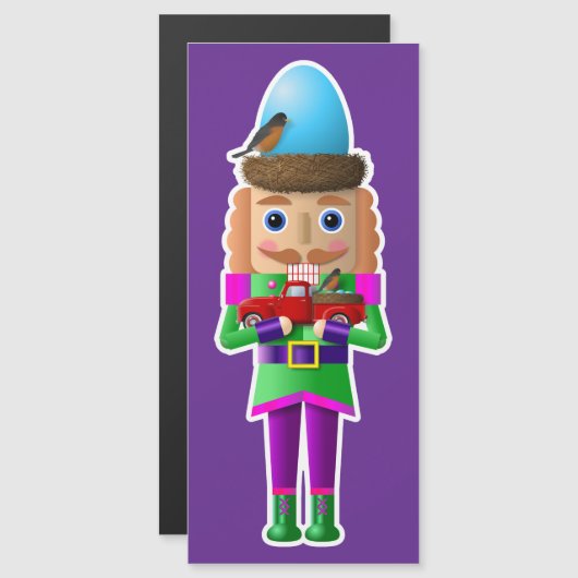 Frühjahrsnahrungsmittel mit wenig Rotem LKW Magnetkarte (Vorne/Hinten)