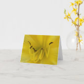Frühjahrsnotiz Karte (Gelbe Blume)