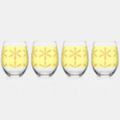 Frühjahrsommer Weinglas Ohne Stiel (Vorderseite)