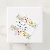 Frühjahrsommer-Wildblume | Dankeschön Karte Geschenkanhänger (Beispiel)