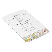 Frühjahrsommer-Wildblume | Einladung zur magnetisc Magnet (Rechte Seite)