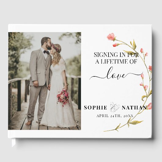 Frühjahrsommer-Wildblume | Gästebuch (Vorderseite)