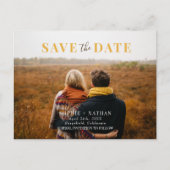 Frühjahrsommer-Wildblume | Hochzeitsstichtag speic Postkarte (Vorderseite)