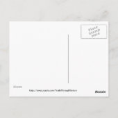 Frühjahrspalte Pferdepostkarte Postkarte (Rückseite)