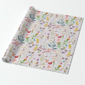Frühjahrspapier der Wildblumen Geschenkpapier (Ungerollt)