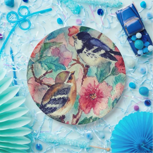 Frühjahrspapier-Teller - Malerei Pappteller (Party)