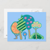 Frühjahrspark Postkarte (Vorne/Hinten)