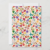 Frühjahrspartei "Lila Meadow Engagement" Einladung (Rückseite)