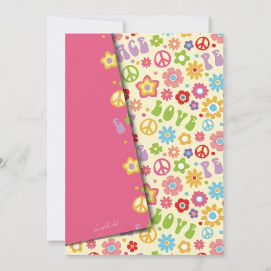 Frühjahrsparty Einladung (Rückseite)