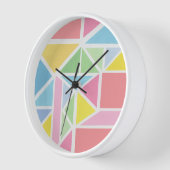 Frühjahrspasten Geometrische Printwerbung Uhr (Winkel)