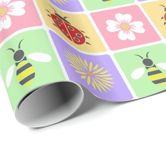 Frühjahrspatches: Wrapping Paper Geschenkpapier (Rolleneckpunkt)