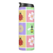 Frühjahrspatzen Thermal Tumbler Thermosbecher (Nach rechts gedreht)