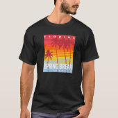 Frühjahrspause 2023 Kunstwerk von Florida Palmen T-Shirt (Vorderseite)