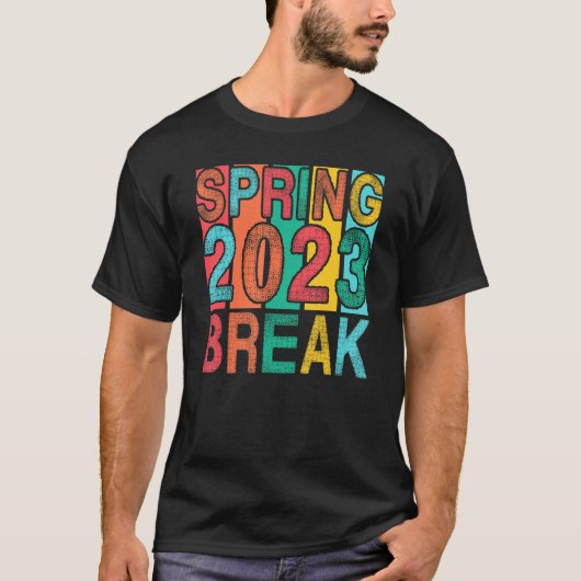 Frühjahrspause 2023 Uni Student Florida sein T-Shirt (Vorderseite)