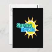 Frühjahrspause 4 postkarte (Vorne/Hinten)