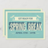 Frühjahrspause Einladung (Vorne/Hinten)