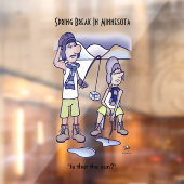 Frühjahrspause Fensteraufkleber (Blatt 2)