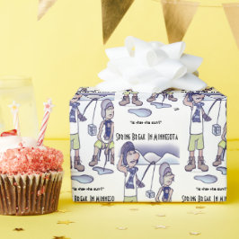 Frühjahrspause Geschenkpapier