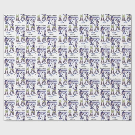 Frühjahrspause Geschenkpapier (Flach)