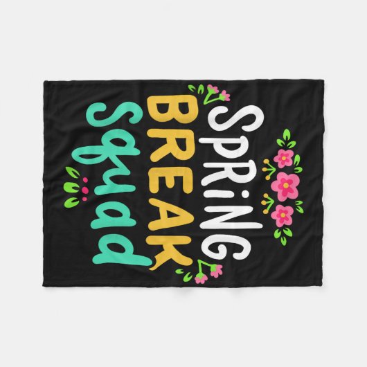 Frühjahrspause Lehrer Student Sommerurlaub Unterku Fleecedecke (Vorderseite (Horizontal))