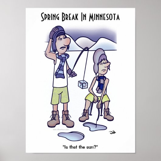 Frühjahrspause Poster (Vorne)