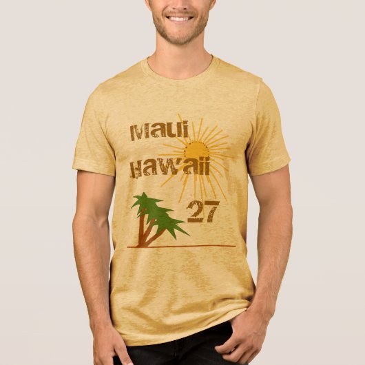 Frühjahrspause Tri-Blend Shirt (Vorderseite)
