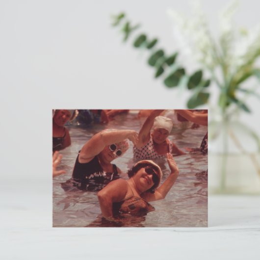 Frühjahrspause - Vintag Postkarte (Stehend Vorderseite)