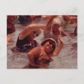 Frühjahrspause - Vintag Postkarte (Vorderseite)