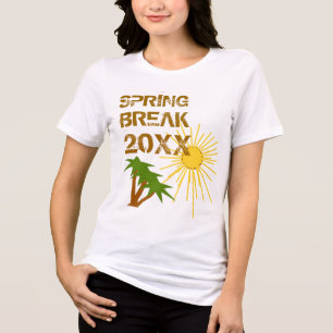 Frühjahrspause - Wandel zum laufenden Jahr Tri-Blend Shirt