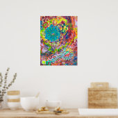 Frühjahrspferd 2 18 x 24 Poster (Küche)