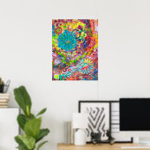 Frühjahrspferd 2 18 x 24 Poster (Heimbüro)
