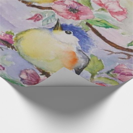 Frühjahrspinzwurfpapier Geschenkpapier (Ecke)