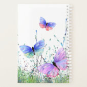 Frühjahrsplaner Schmetterlinge fliegen in der Natu Planer (Rückseite)