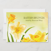 Frühjahrspodien Custom Oaster Brunch Einladung (Vorderseite)