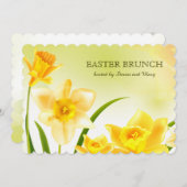 Frühjahrspodien Custom Oaster Brunch Einladung (Vorne/Hinten)