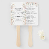 Frühjahrsprogramm für farbenfrohe Wiesen-Blume Fächer (Vorne und Hinten)