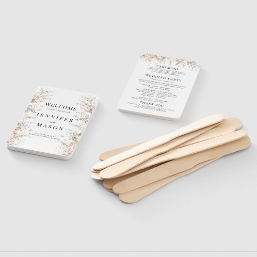 Frühjahrsprogramm für farbenfrohe Wiesen-Blume Fächer (Non-assembled)